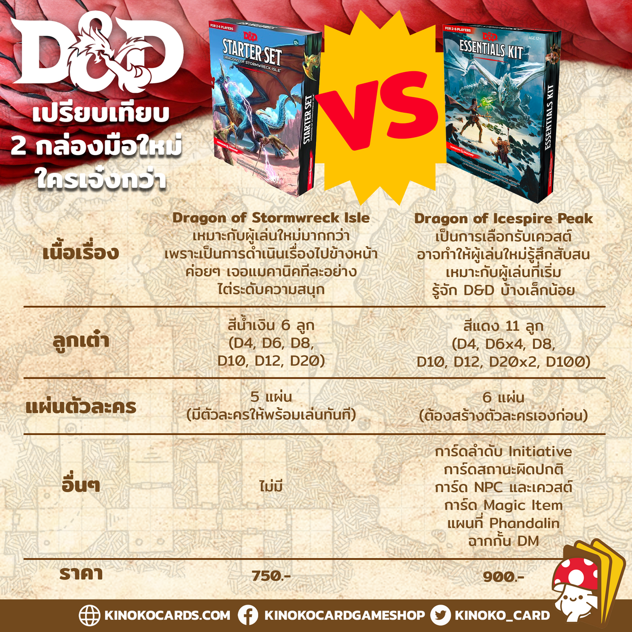 หากอยากลองเล่น D&D สอนค้าตัวไหนเหมาะกับตัวคุณ?