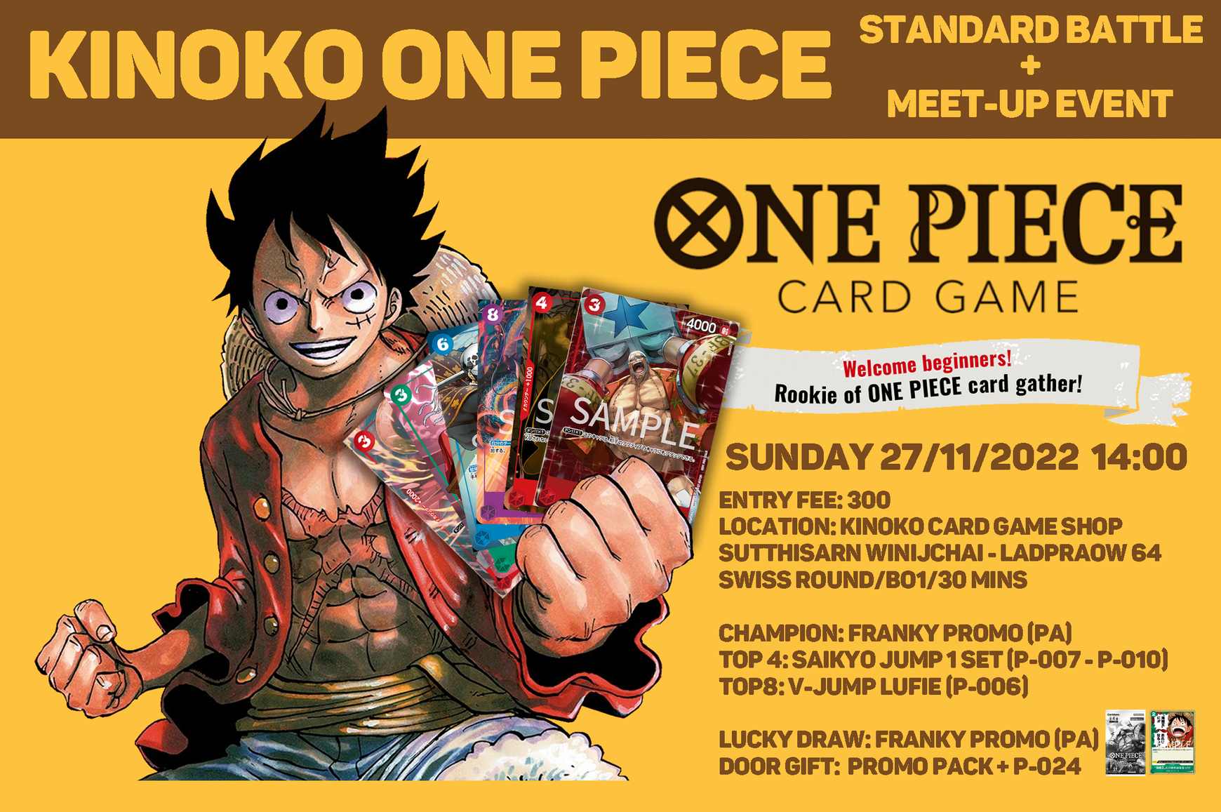 One Piece Standard + Meet-Up Event November