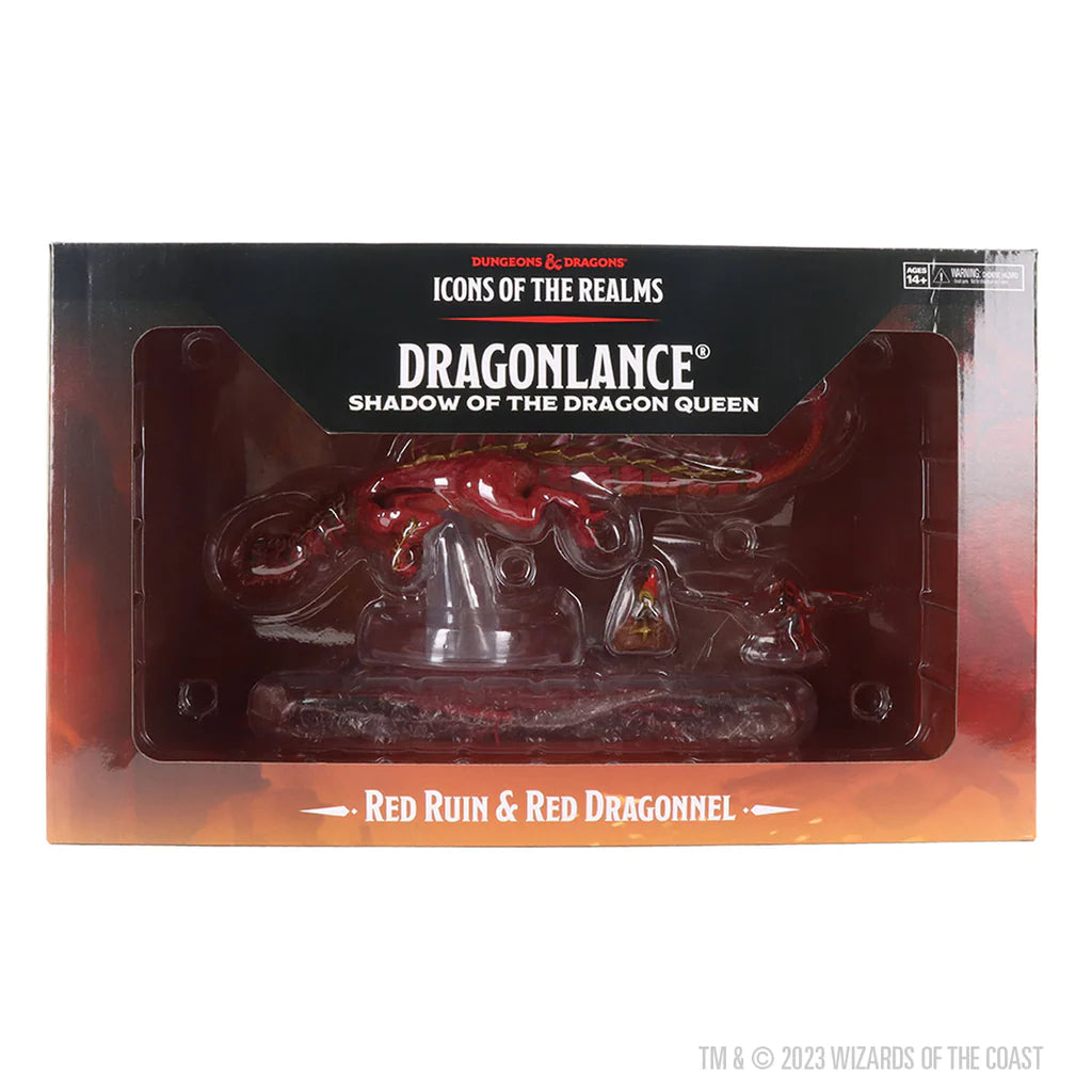 Wizkids - D&D - Icons of the Realms - Dragonlance - Red Ruin & Red Dragonnel (Set 25)