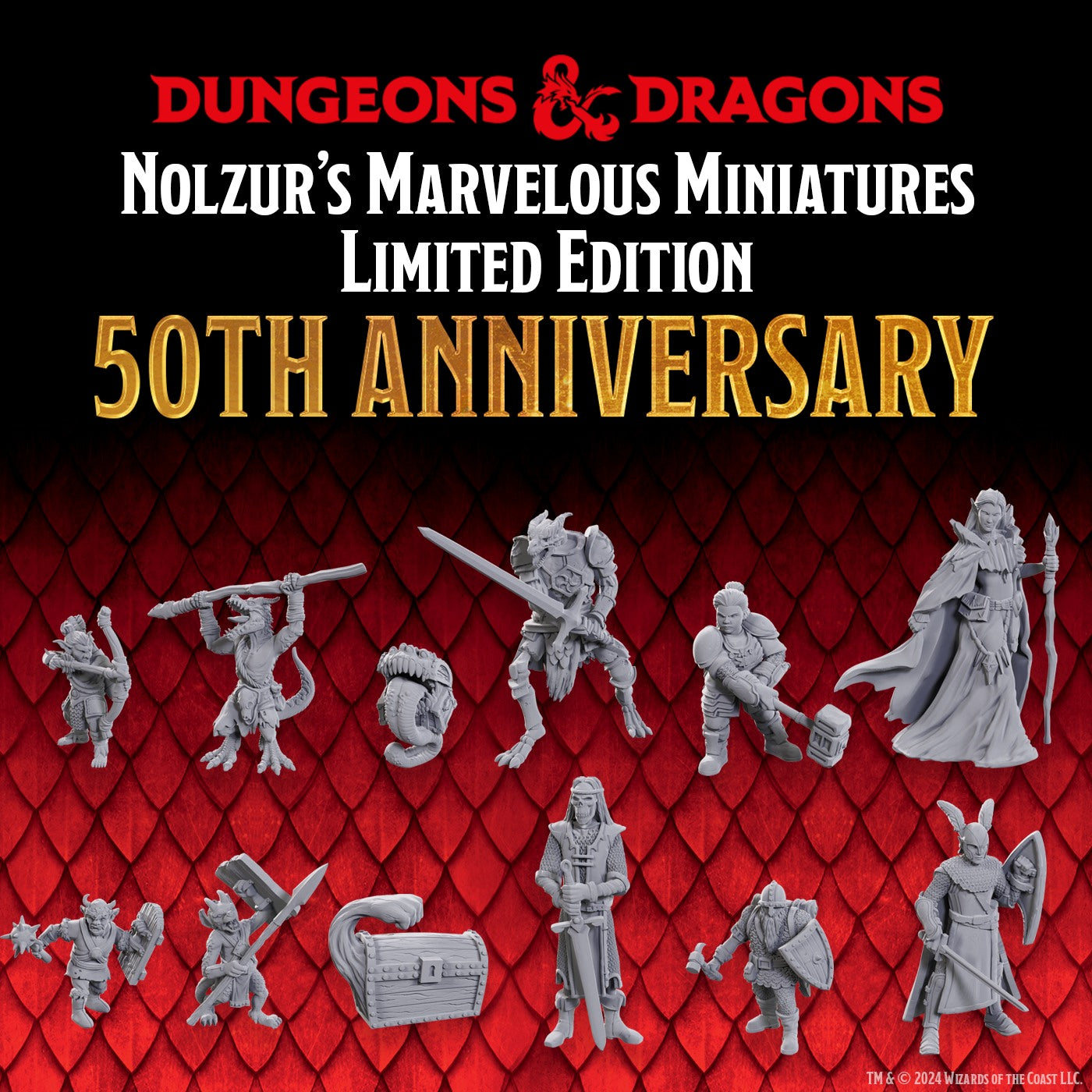 Wizkids D&D Nolzur's Marvelous Miniatures: 50th Anniversary Limited Edition