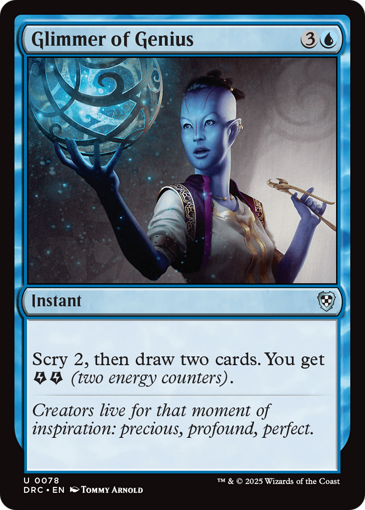 Glimmer of Genius [Aetherdrift Commander]