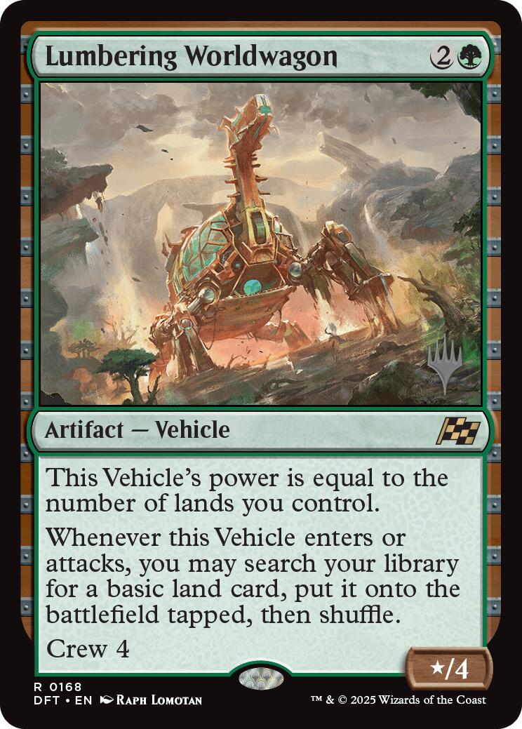 Lumbering Worldwagon [Aetherdrift Promos]