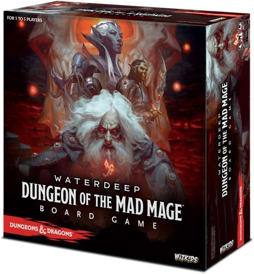 D&D - Waterdeep : Dungeon of The Mad Mage Board Game (Standard Edition)