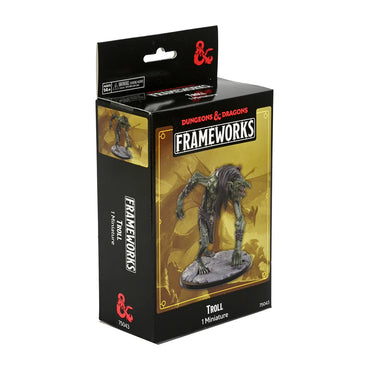 D&D FRAMEWORKS: TROLL - UNPAINTED AND UNASSEMBLED