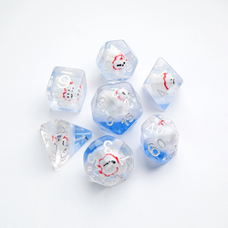 Gamegenic - RPG Dice Set - Polar Bear (Embraced Series)