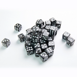 Gamegenic - D6 Dice Set 12 mm (set of 36) - Moon (Galaxy Series)