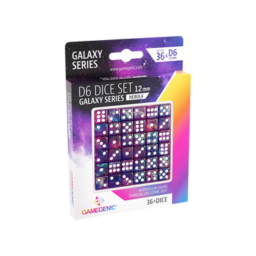 Gamegenic - D6 Dice Set 12 mm (set of 36) - Nebula (Galaxy Series)