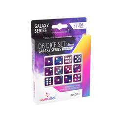 Gamegenic - D6 Dice Set 16 mm (set of 12) - Nebula (Galaxy Series)