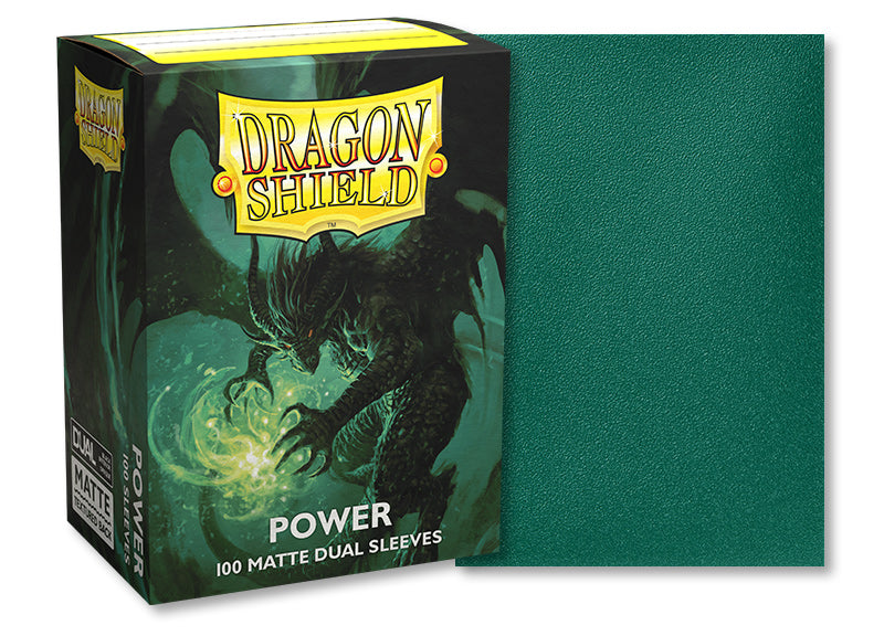 Dragon Shield - Power - 100 Matte Dual Sleeves - Standard Size