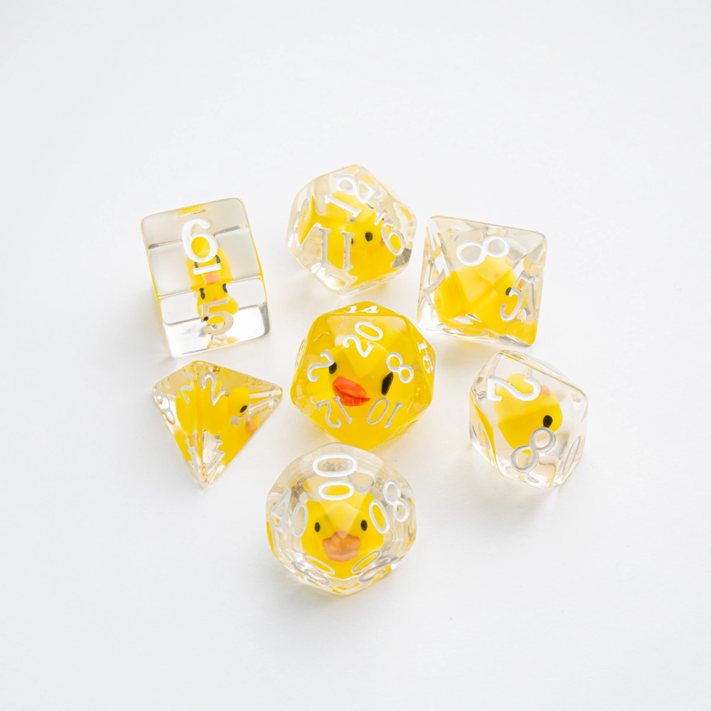 Gamegenic - RPG Dice Set - Rubber Duck (Embraced Series)