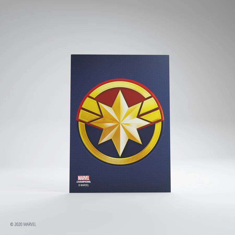 Gamegenic - Marvel Champions Art Sleeves - Captain Marvel