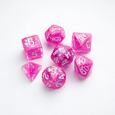 Gamegenic - RPG Dice Set - Raspberry (Candy-Like Series)