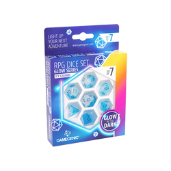 Gamegenic - RPG Dice Set - Icy Crumbs (Glow Series)