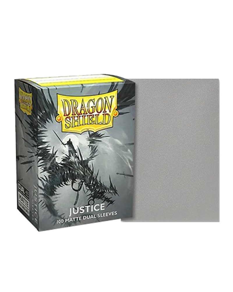 Dragon Shield - Justice - 100 Matte Dual Sleeves - Standard Size