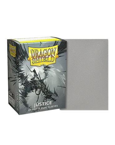 Dragon Shield - Justice - 100 Matte Dual Sleeves - Standard Size