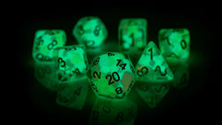 Sirius Dice - Lucky Charm Glowworm Dice Set