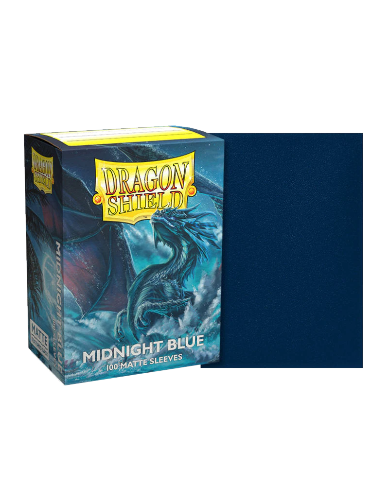 Dragon Shield - Midnight Blue - 100 Matte - Standard Size