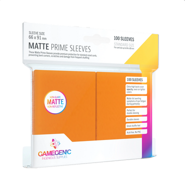 Gamegenic - Matte Prime Sleeves - Orange