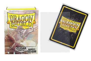 Dragon Shield - Clear - 100 Non-Glare Matte - Standard Size