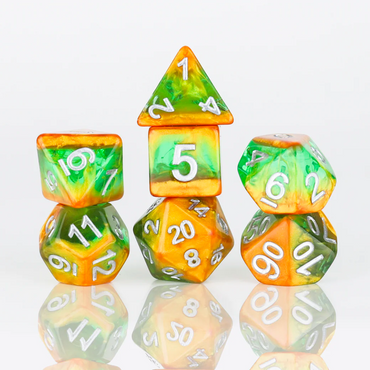 Sirius Dice - Celestial - Rainforest Dice Set