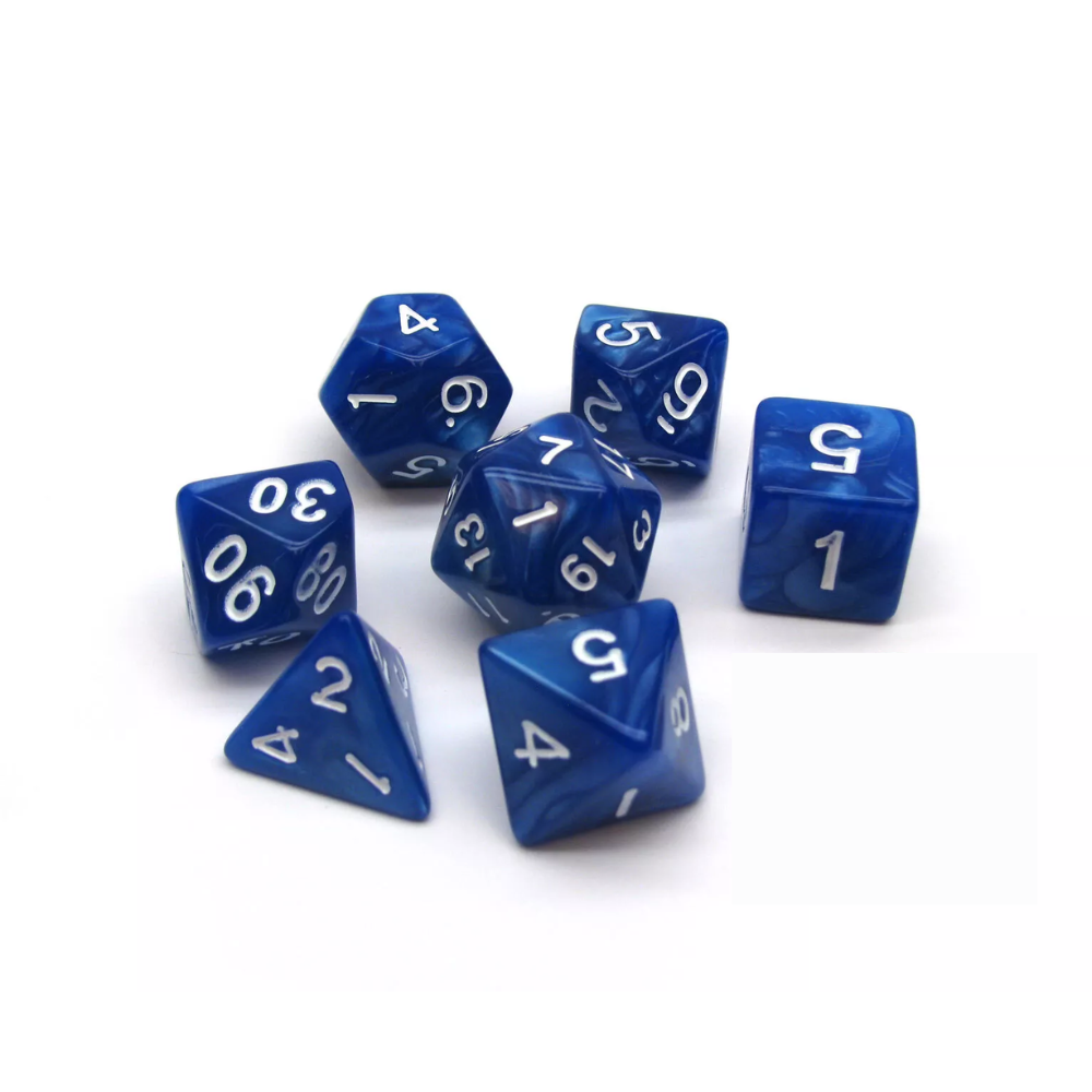 Sirius Dice - Pearl Blue Acrylic