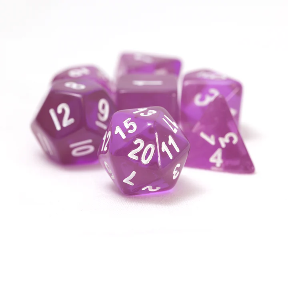 Sirius Dice - Translucent Purple Resin