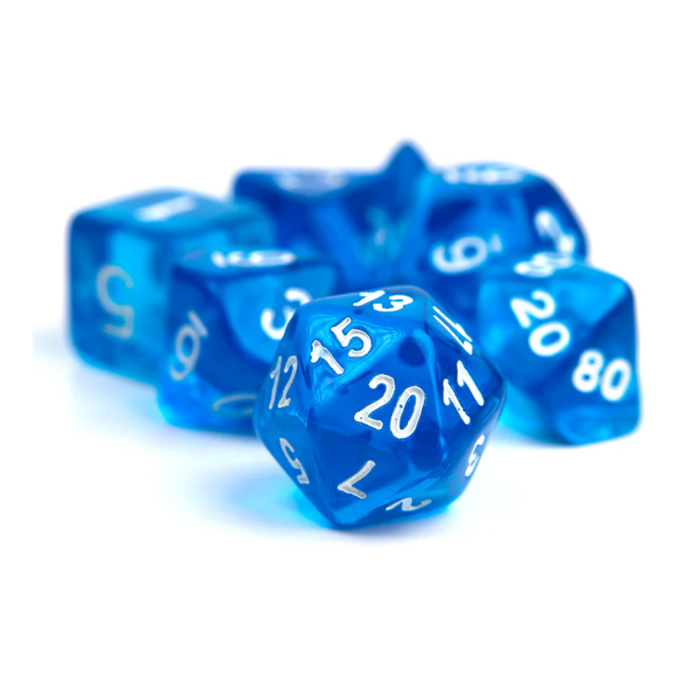 Sirius Dice - Translucent Blue Resin