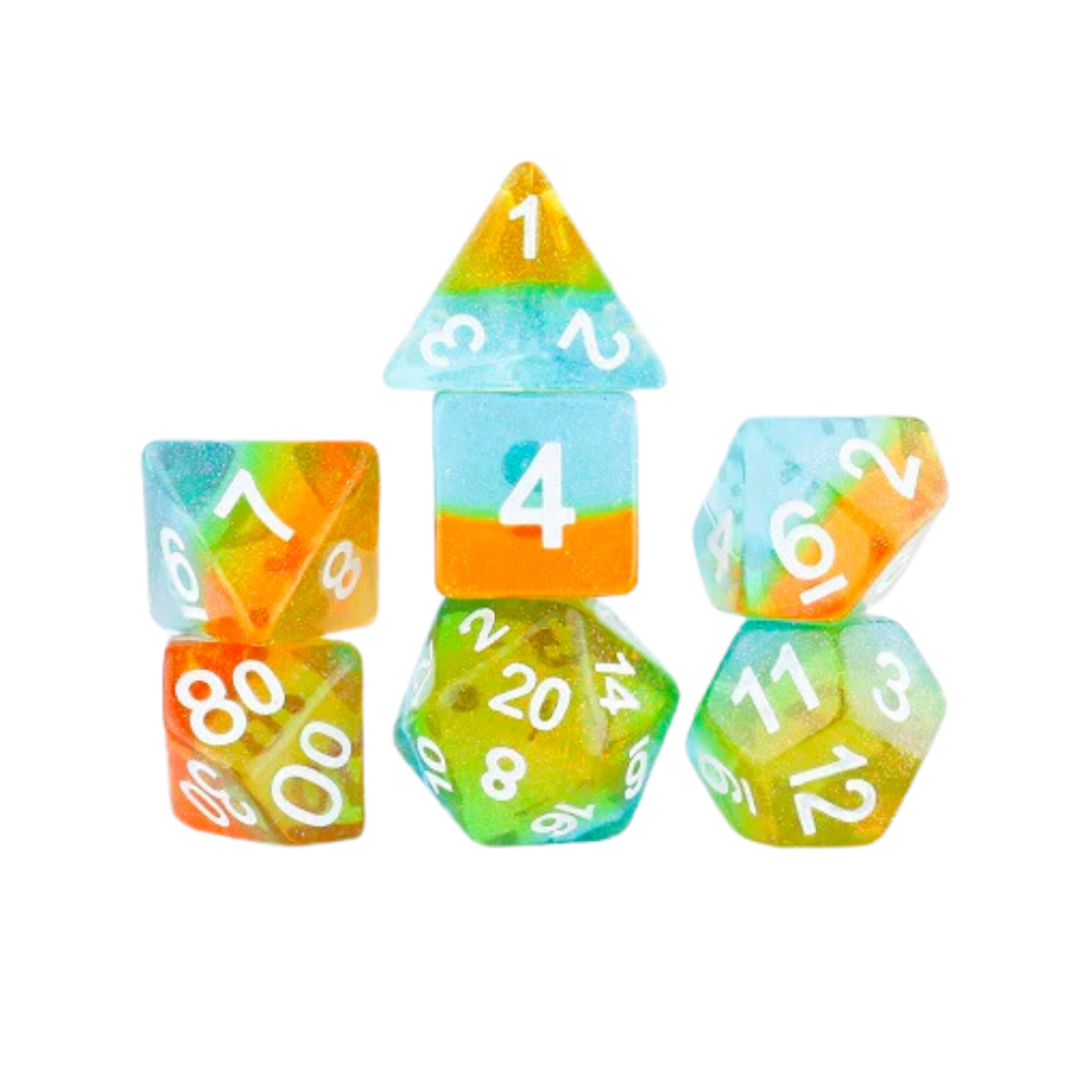 Sirius Dice - Celestial - Ocean Dusk Dice Set