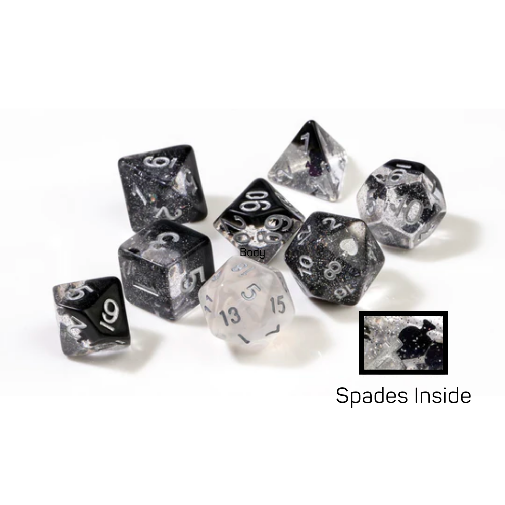 Sirius Dice - Spades Set