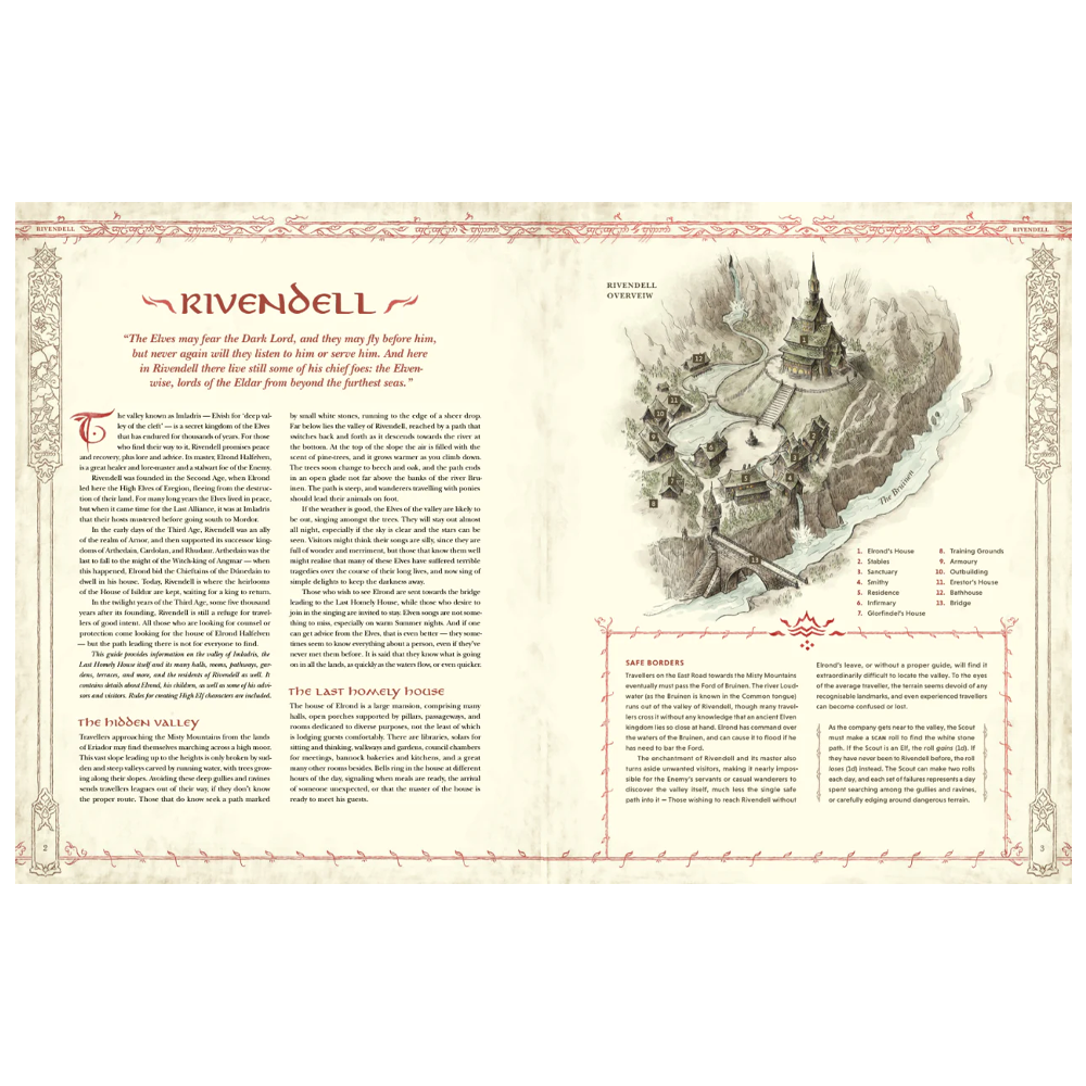 The One Ring™ - Loremaster's Screen & Rivendell Compendium