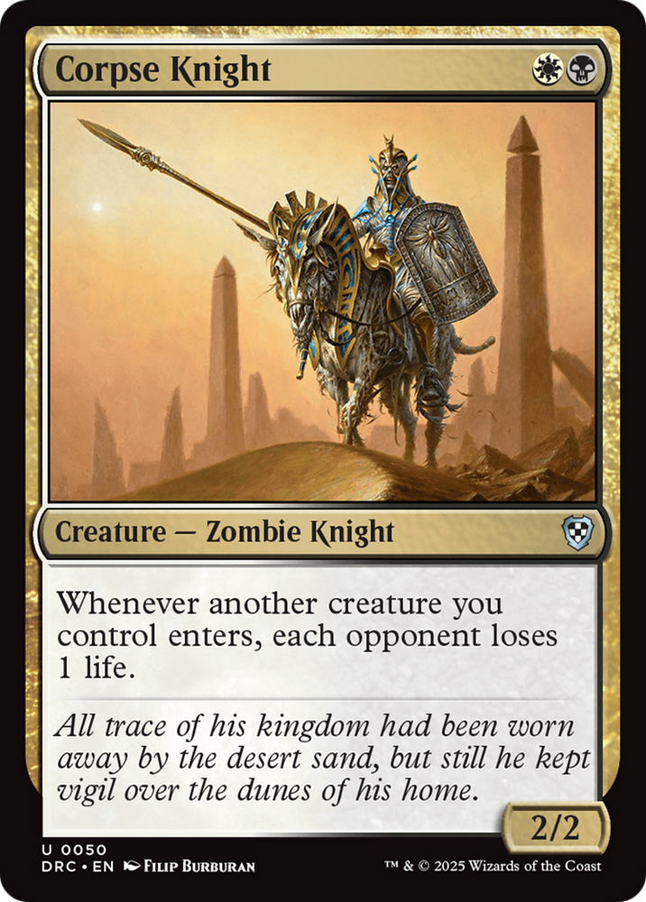 Corpse Knight [Aetherdrift Commander]