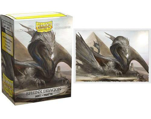 Dragon Shield - Sphinx Dragon - 100 Matte Art - Standard Size