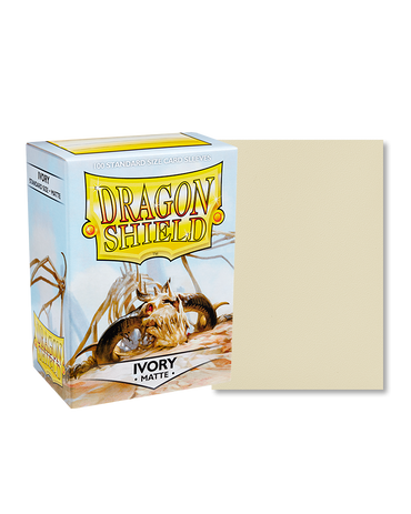 Dragon Shield - Ivory - 100 Matte - Standard Size