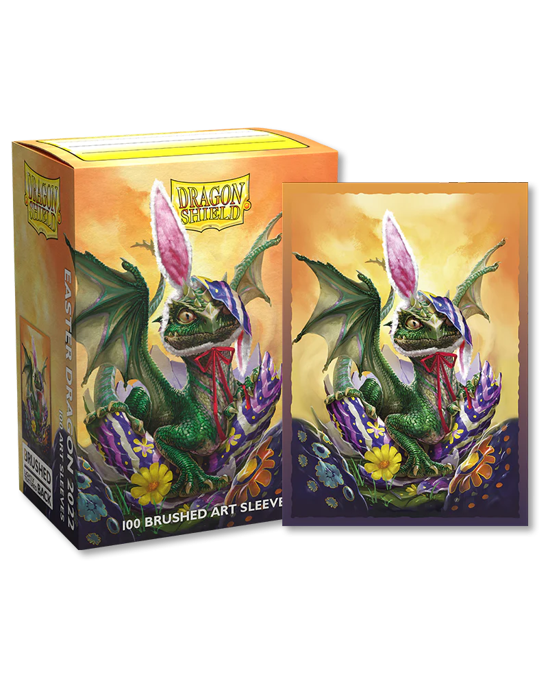 Dragon Shield - Easter Dragon 2022 - 100 Brushed Art - Standard Size