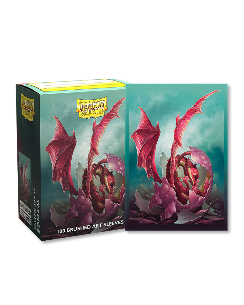 Dragon Shield - Wyngs - 100 Brushed Art - Standard Size