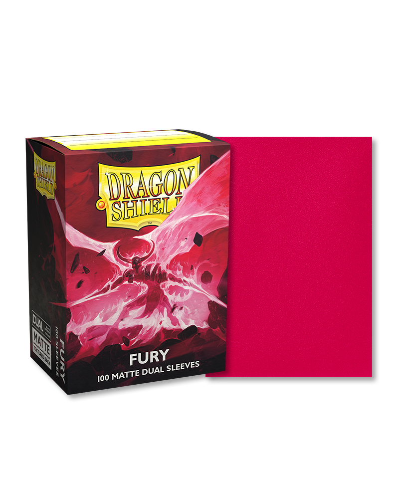 Dragon Shield - Fury - 100 Matte Dual Sleeves - Standard Size