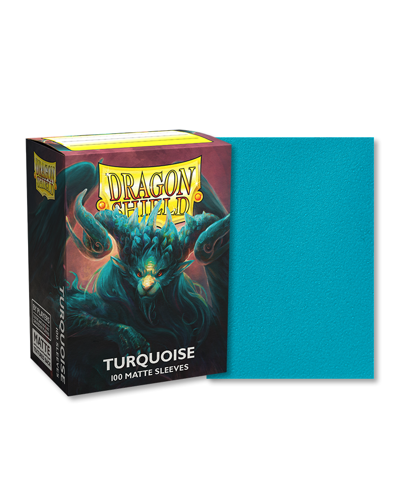 Dragon Shield - Turquoise - Players' Choice - 100 Matte - Standard Size