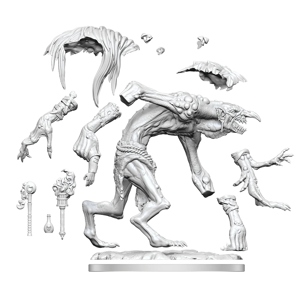 D&D FRAMEWORKS: TROLL - UNPAINTED AND UNASSEMBLED