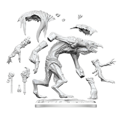 D&D FRAMEWORKS: TROLL - UNPAINTED AND UNASSEMBLED