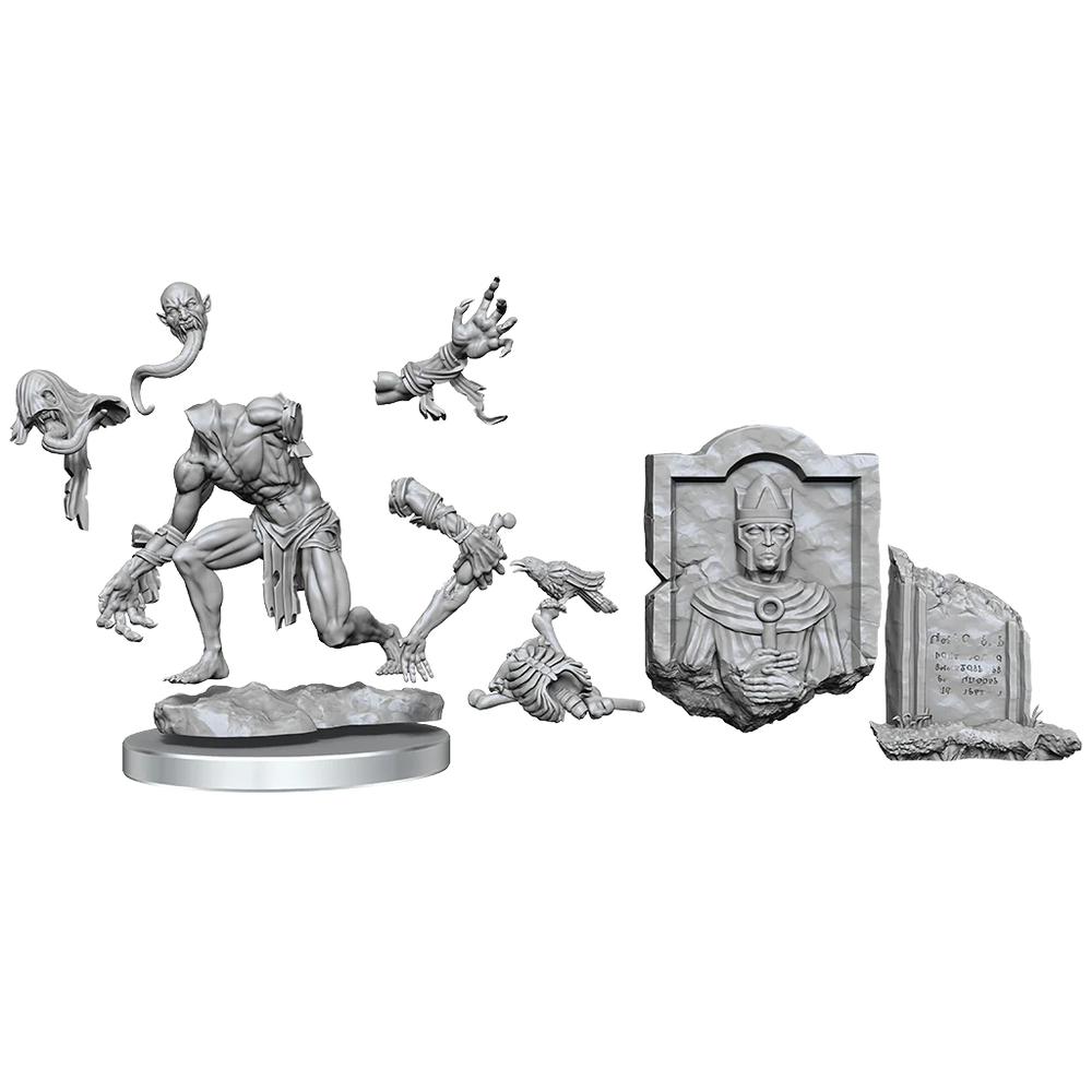 D&D FRAMEWORKS: GHAST & GHOUL - UNPAINTED AND UNASSEMBLED