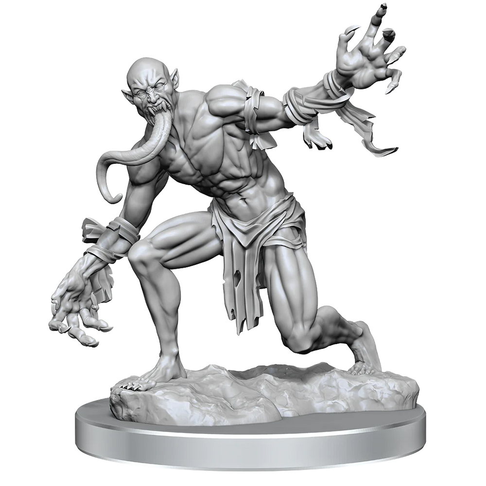 D&D FRAMEWORKS: GHAST & GHOUL - UNPAINTED AND UNASSEMBLED