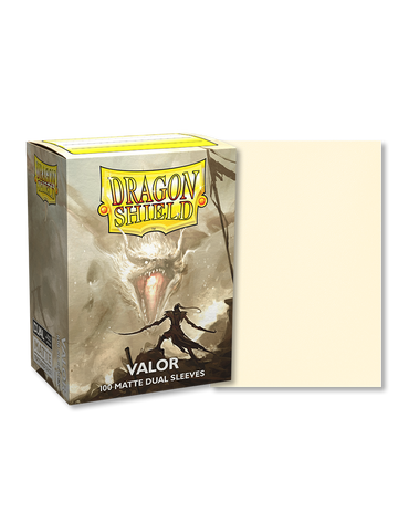 Dragon Shield - Valor - 100 Matte Dual Sleeves - Standard Size