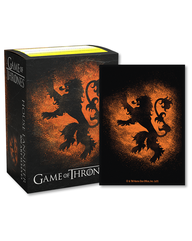 Dragon Shield - House Lannister (GoT) - 100 Brushed Art - Standard Size