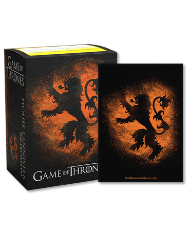 Dragon Shield - House Lannister (GoT) - 100 Brushed Art - Standard Size