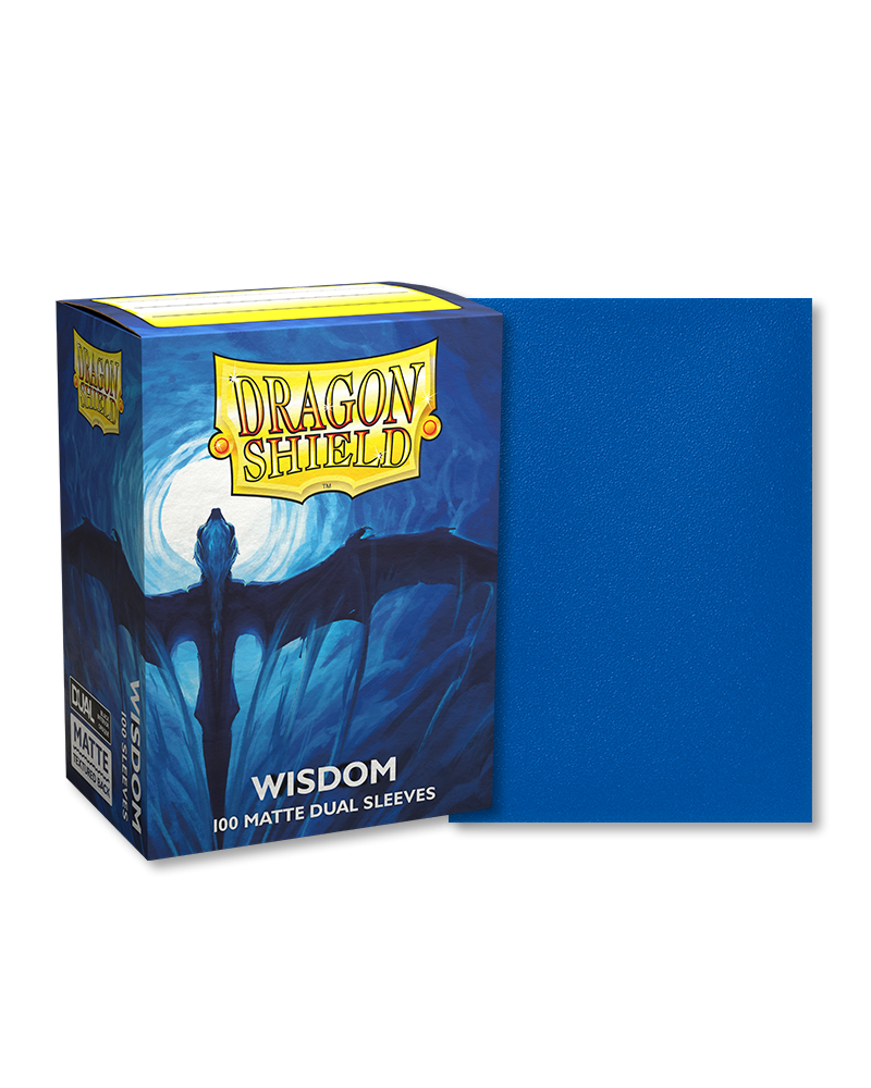 Dragon Shield - Wisdom - 100 Matte Dual Sleeves - Standard Size