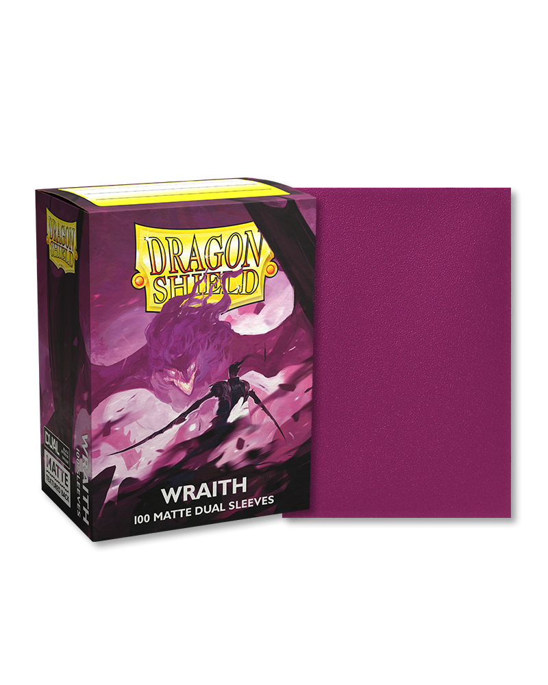 Dragon Shield - Wraith - 100 Matte Dual Sleeves - Standard Size