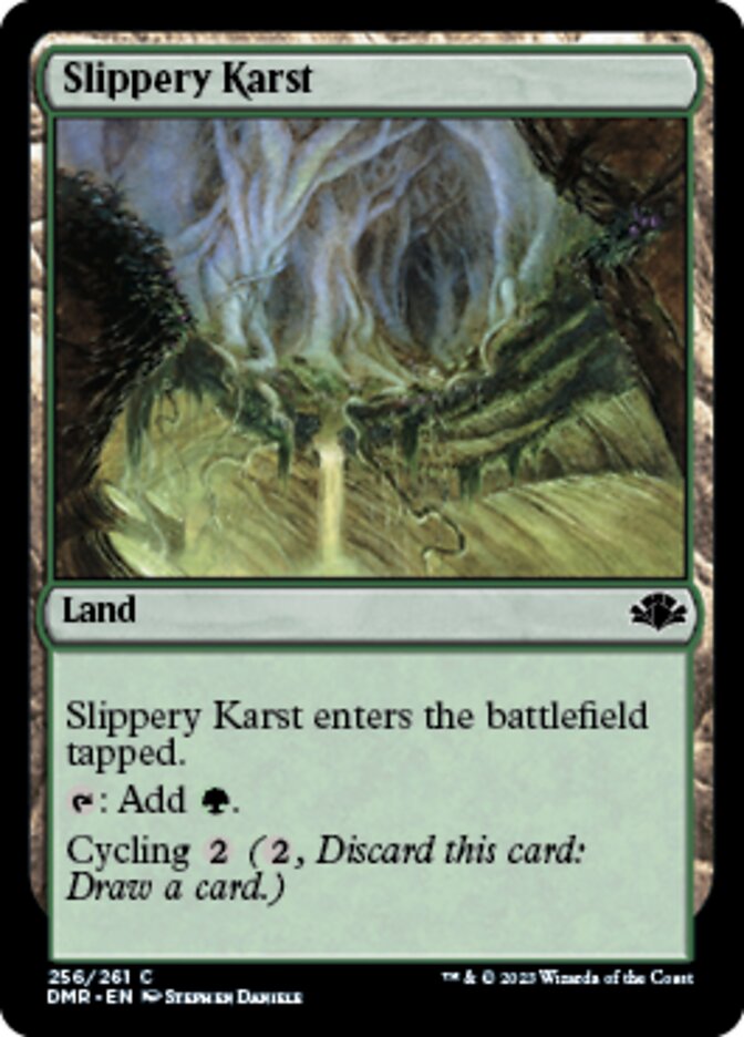 Slippery Karst [Dominaria Remastered]