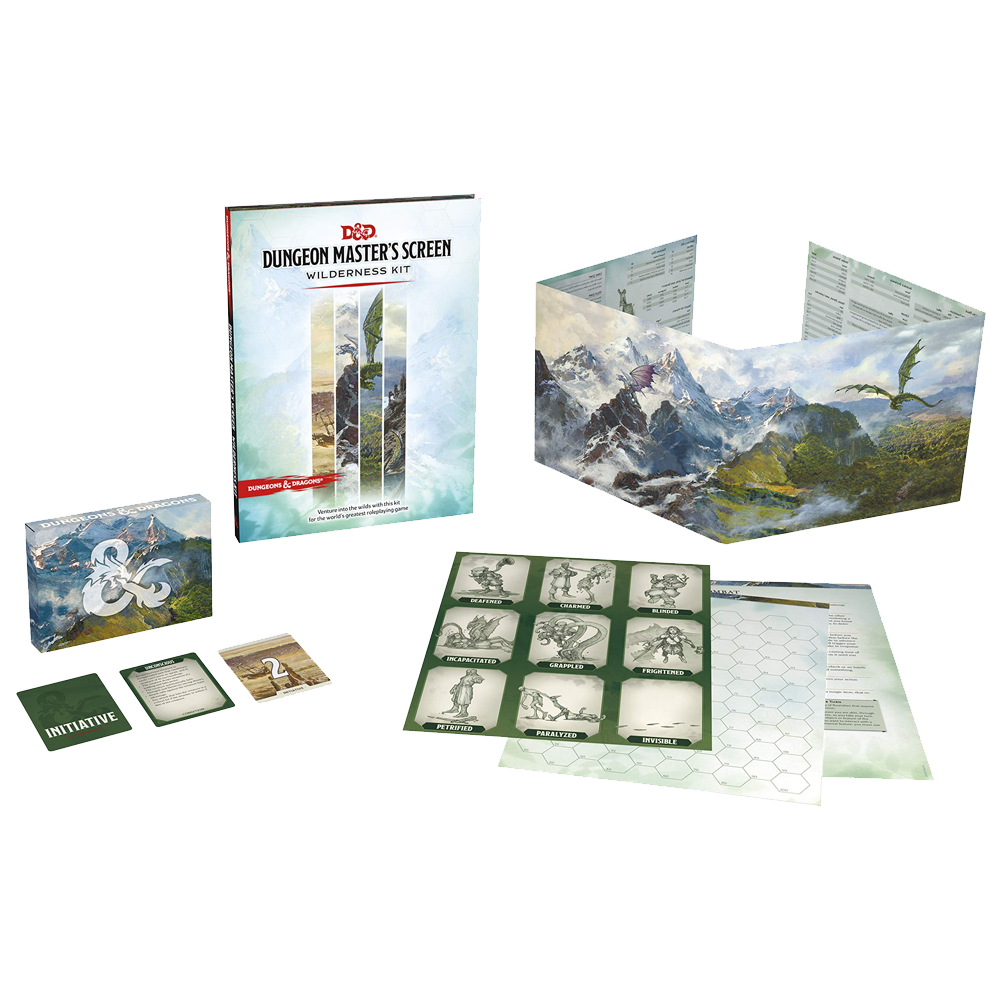 D&D - Dungeon Master's Screen Wilderness Kit