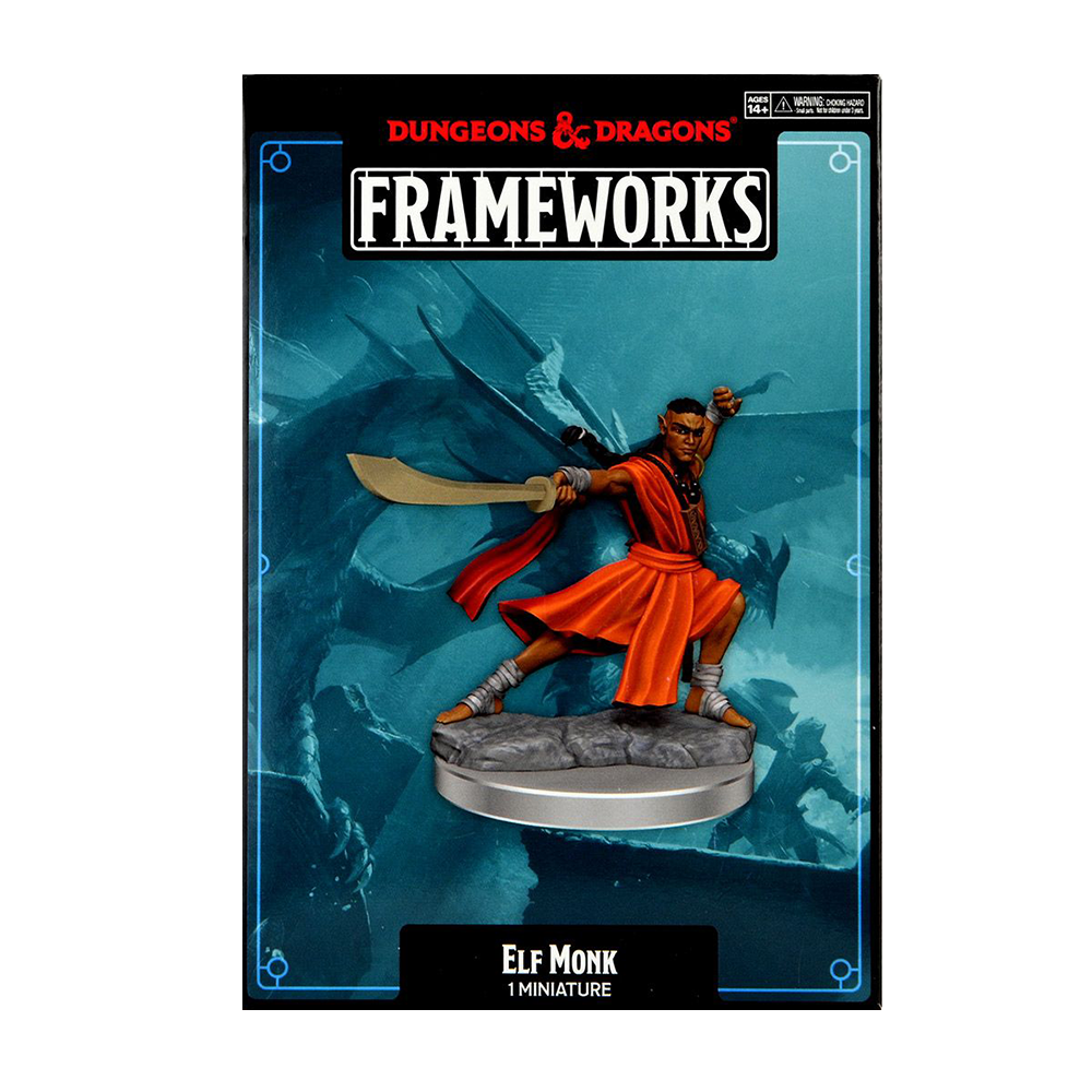 Wizkids - D&D - Frameworks - Male Elf Monk