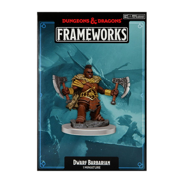 Wizkids - D&D - Frameworks - Male Dwarf Barbarian